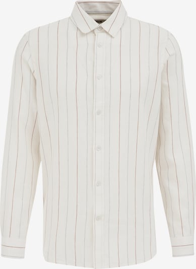 WE Fashion Paita värissä ruskea / harmaa / valkoinen, Tuotenäkymä