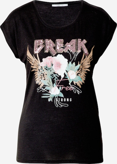 Hailys Shirt 'Harper' in de kleur Gemengde kleuren / Zwart, Productweergave