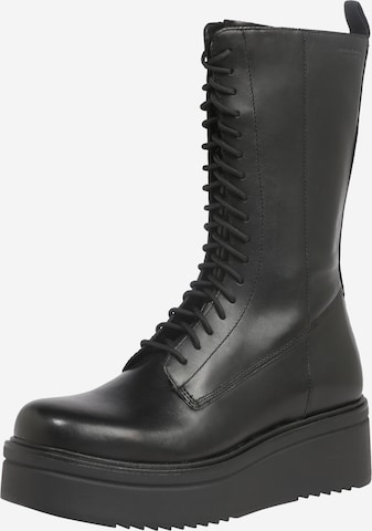 VAGABOND SHOEMAKERS Lace-Up Ankle Boots 'Tara' in Black: front