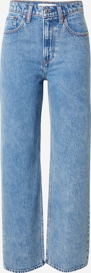 Jeans Abercrombie & Fitch pe albastru denim, Vizualizare produs