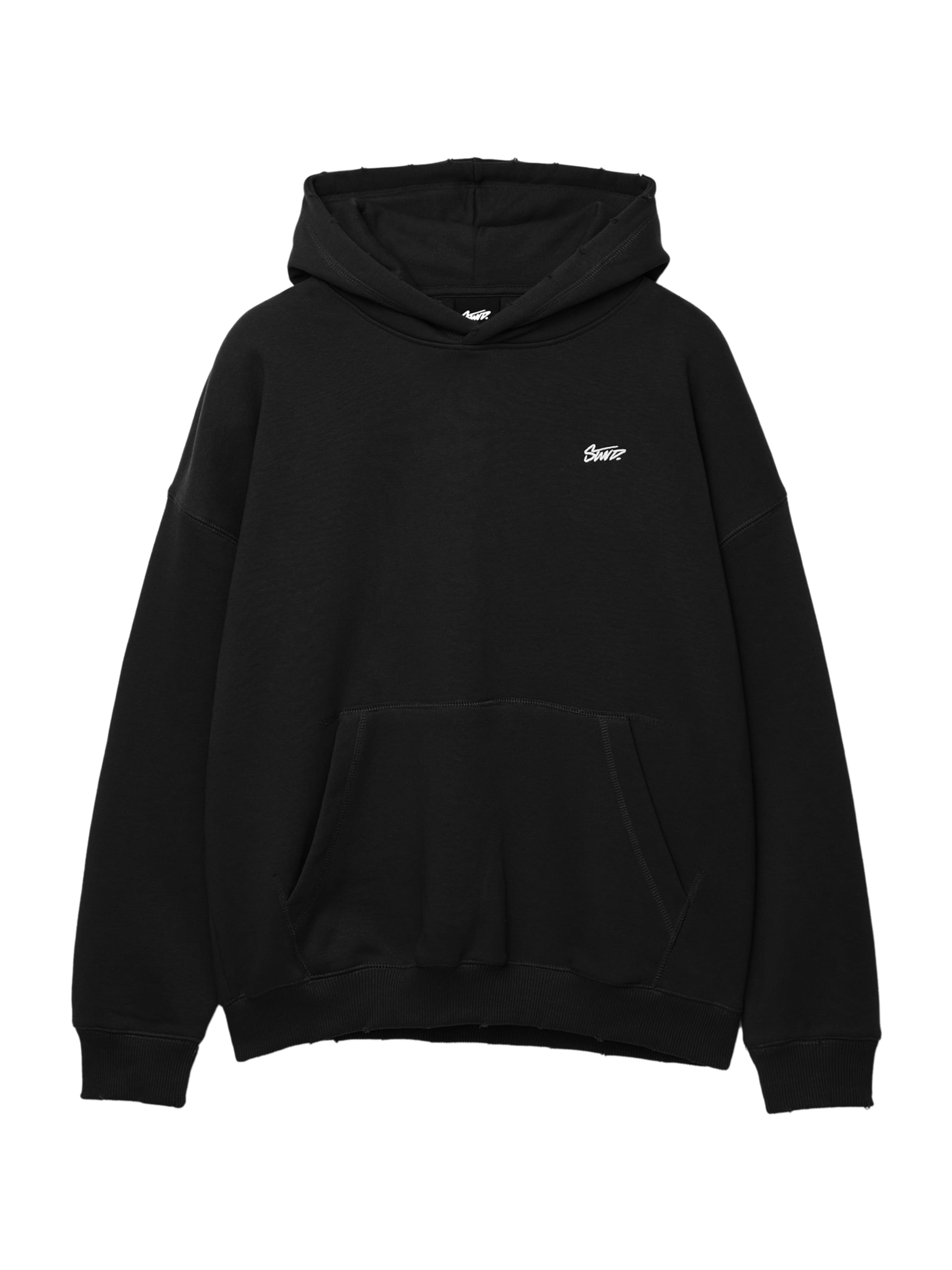 Bluză de molton 'STWD' de la Pull&Bear pe negru: față