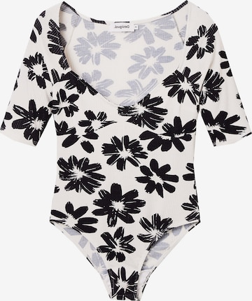 Desigual Shirt bodysuit 'KELA' in White: front