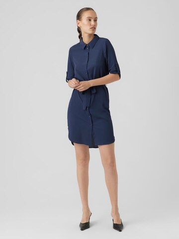 Robe-chemise VERO MODA en bleu