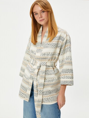 Koton Kimono in Beige: front