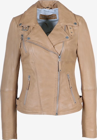 Veste mi-saison FREAKY NATION en beige : devant