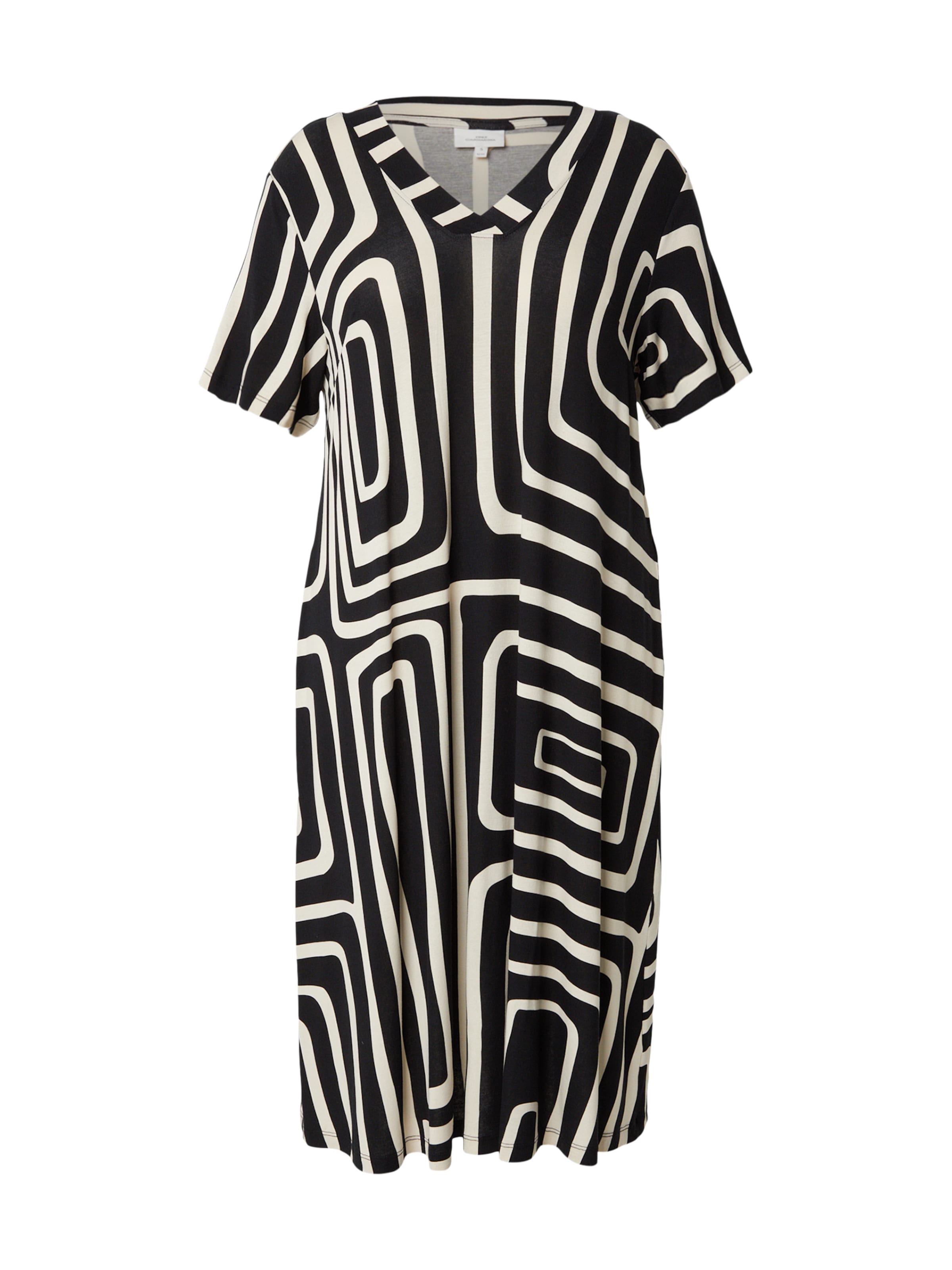 ONLY Carmakoma - Vestido 'CARFYRLA' en negro: frente