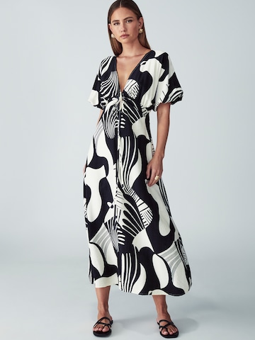 Rochie de vară 'Blossom' de la St MRLO pe negru