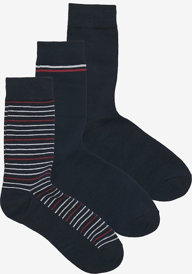 JACK & JONES Sukat värissä yönsininen / tummanpunainen / valkoinen, Tuotenäkymä
