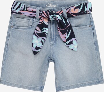 s.Oliver Regular Jeans in Blauw: voorkant