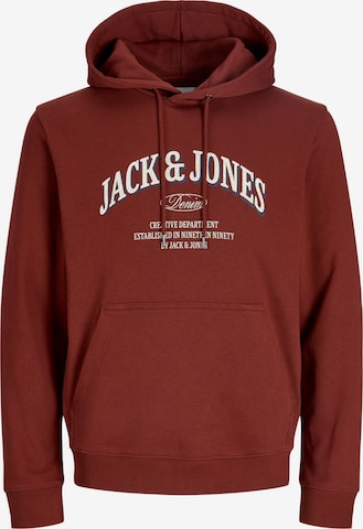 JACK & JONES Sweatshirt 'JJEDenver' i rød: forside