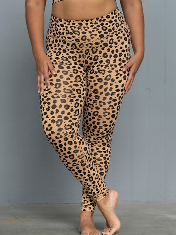Hey Honey Skinny Leggings 'Leo' in Braun
