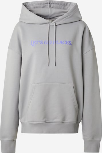 Megztinis be užsegimo iš ABOUT YOU x Laura Giurcanu, spalva – pilka / šviesiai violetinė, Prekių apžvalga