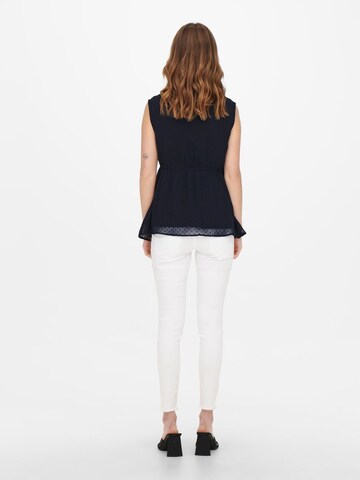 Only Maternity Blouse 'Mama' in Blauw