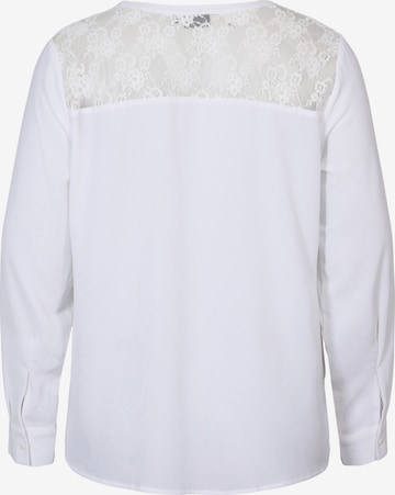 Zizzi Blouse 'MANNI' in White