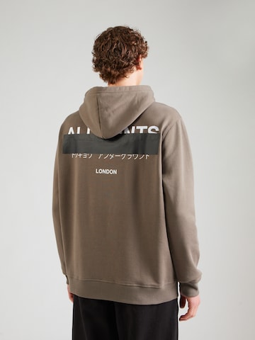 AllSaints Свитшот 'REDACT OTH' в Зеленый: спереди