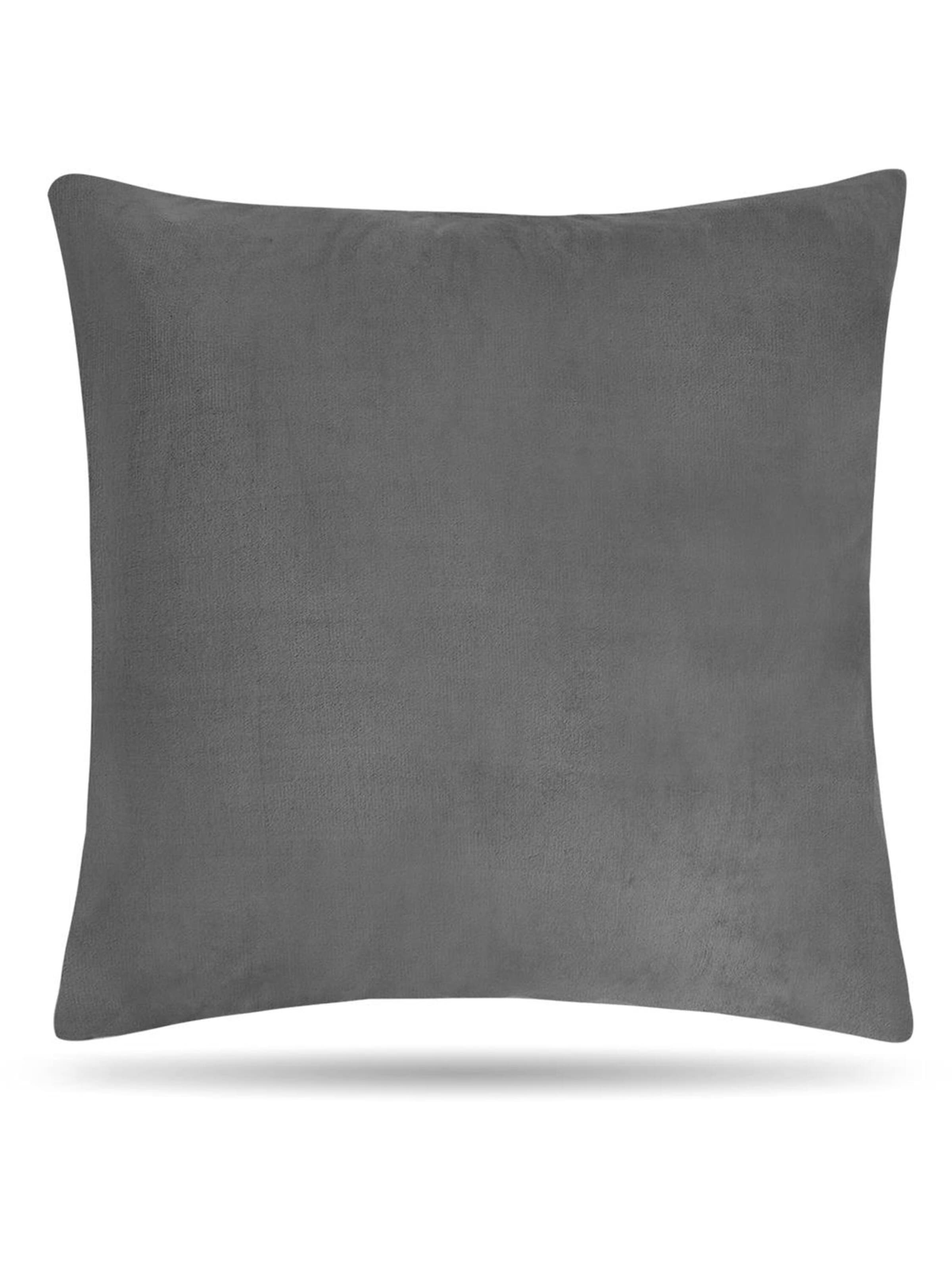 Aspero Kissen 'DIJON' in Grau: Vorderseite