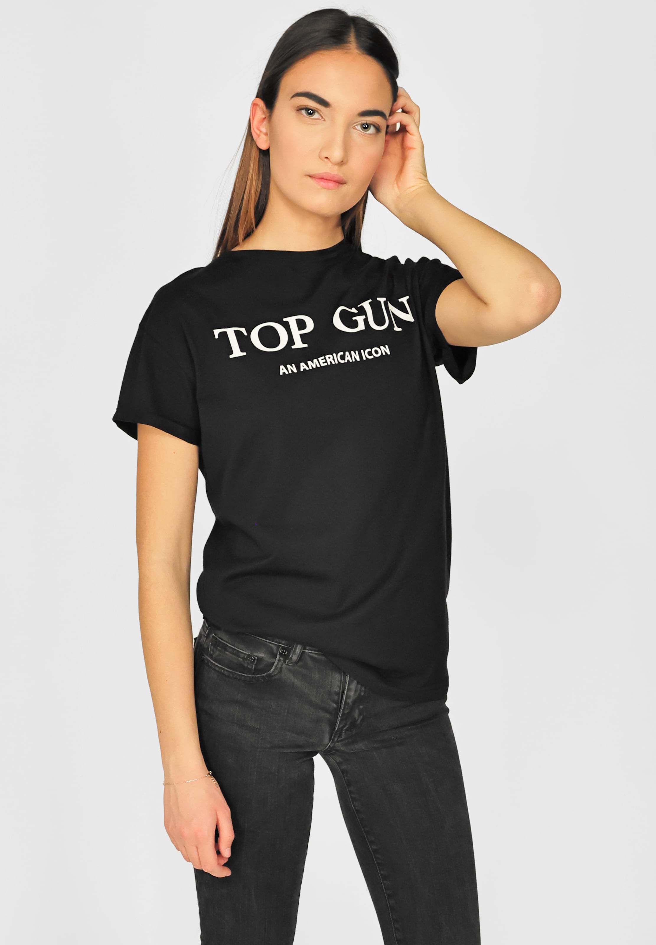 Frauen Shirts & Tops TOP GUN T-Shirt mit Logo TG20214001 ' ' in Schwarz - HM00311