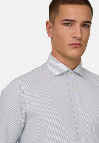 Coupe slim Chemise Boggi Milano en bleu