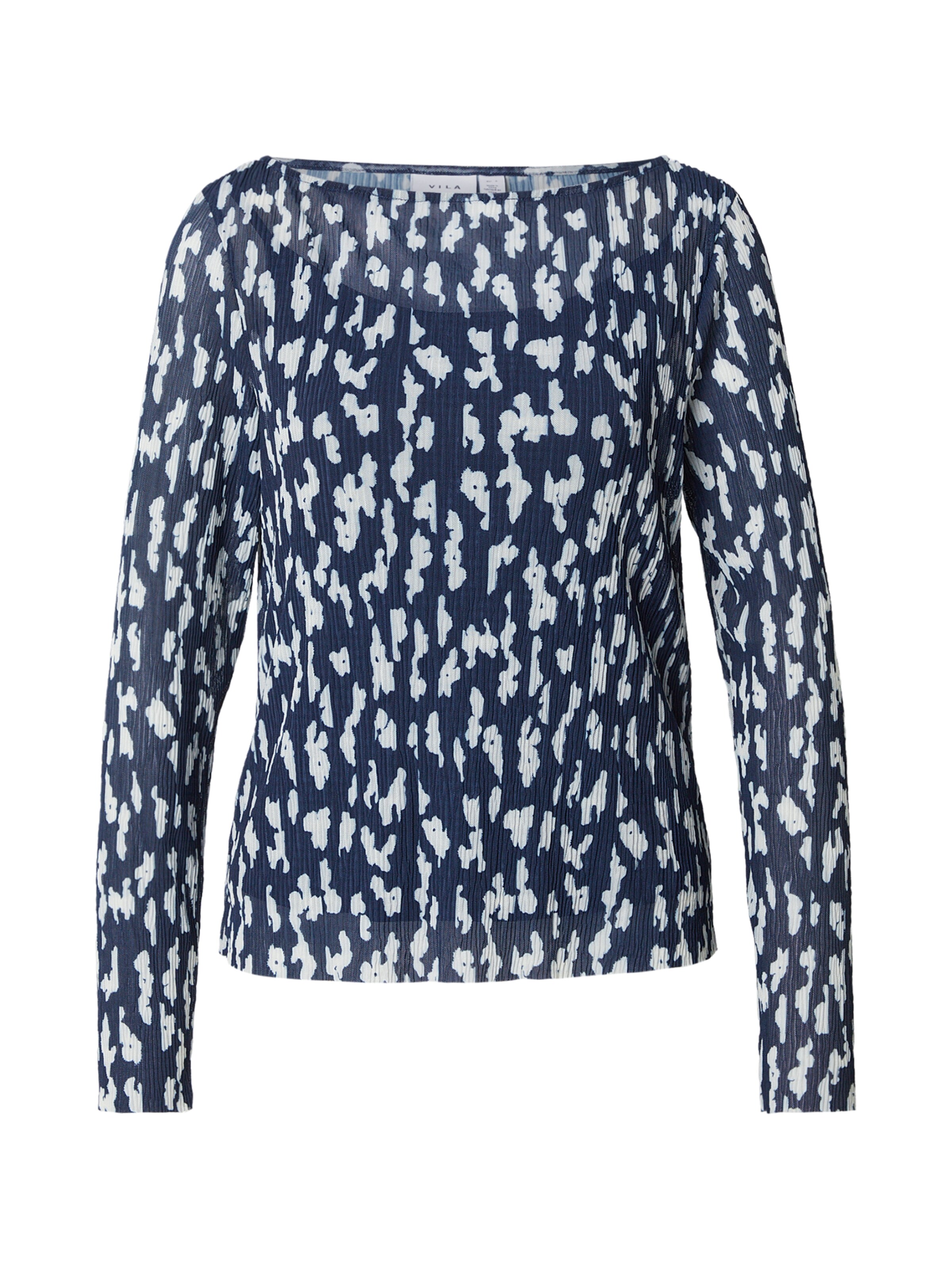 VILA Blouse 'VIMETZA' in Blauw: voorkant