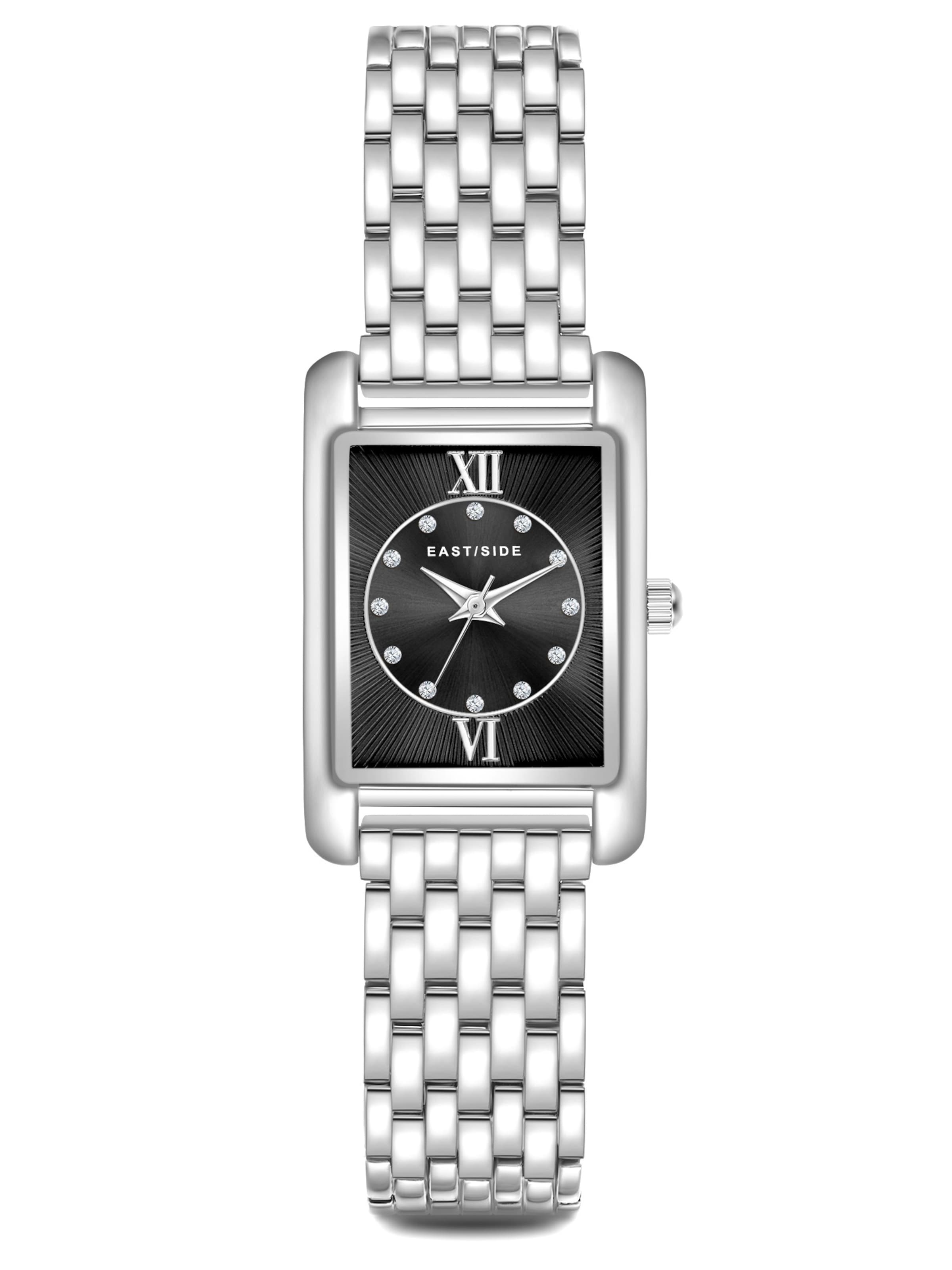 Eastside Analog Watch in Silver: front