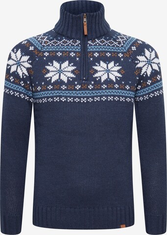 11 Project Sweater in Blue: front