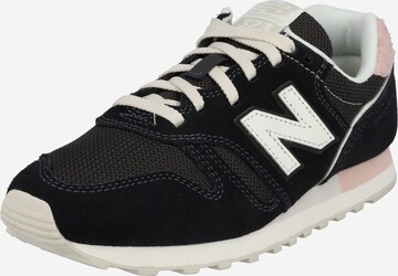 Sneaker bassa '373' di new balance in nero: frontale