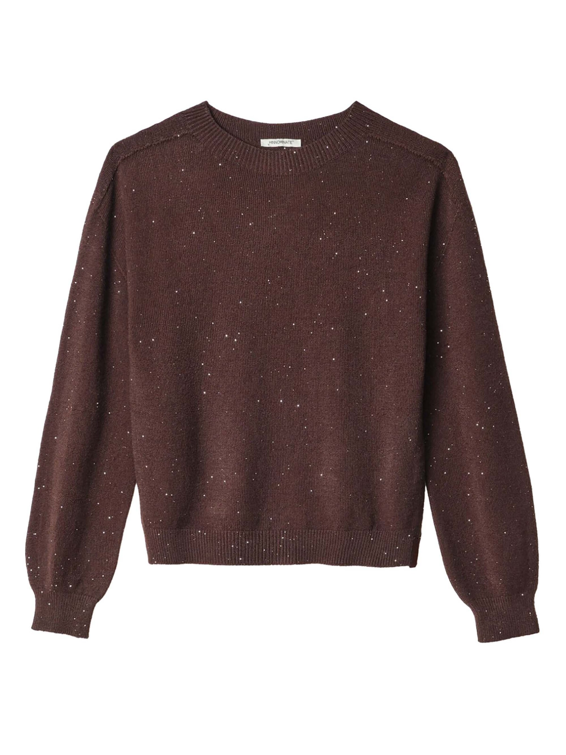 Pull-over HINNOMINATE en marron : devant