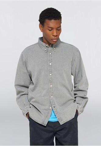EDWIN - Regular Fit Camisa 'Arlo' em preto: frente