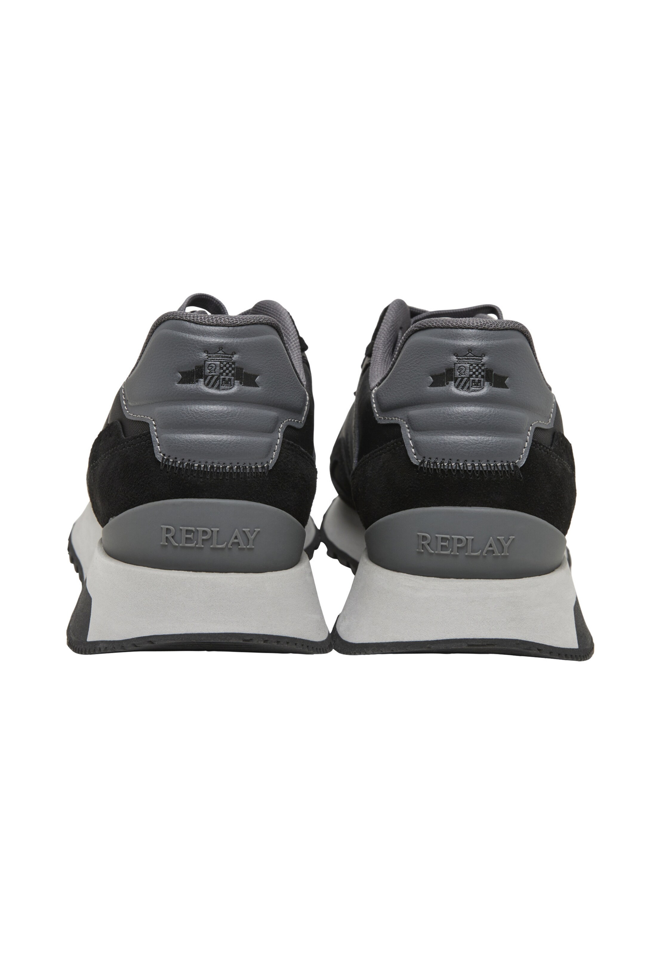 REPLAY Sneakers laag 'Bullet Union' in Zwart