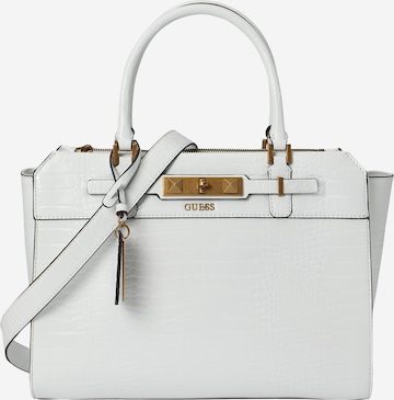 GUESS Handbag 'RAFFIE' in White: front