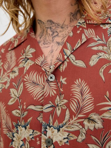 JACK & JONES Comfort Fit Hemd 'JPRBLUHendrix' in Rot