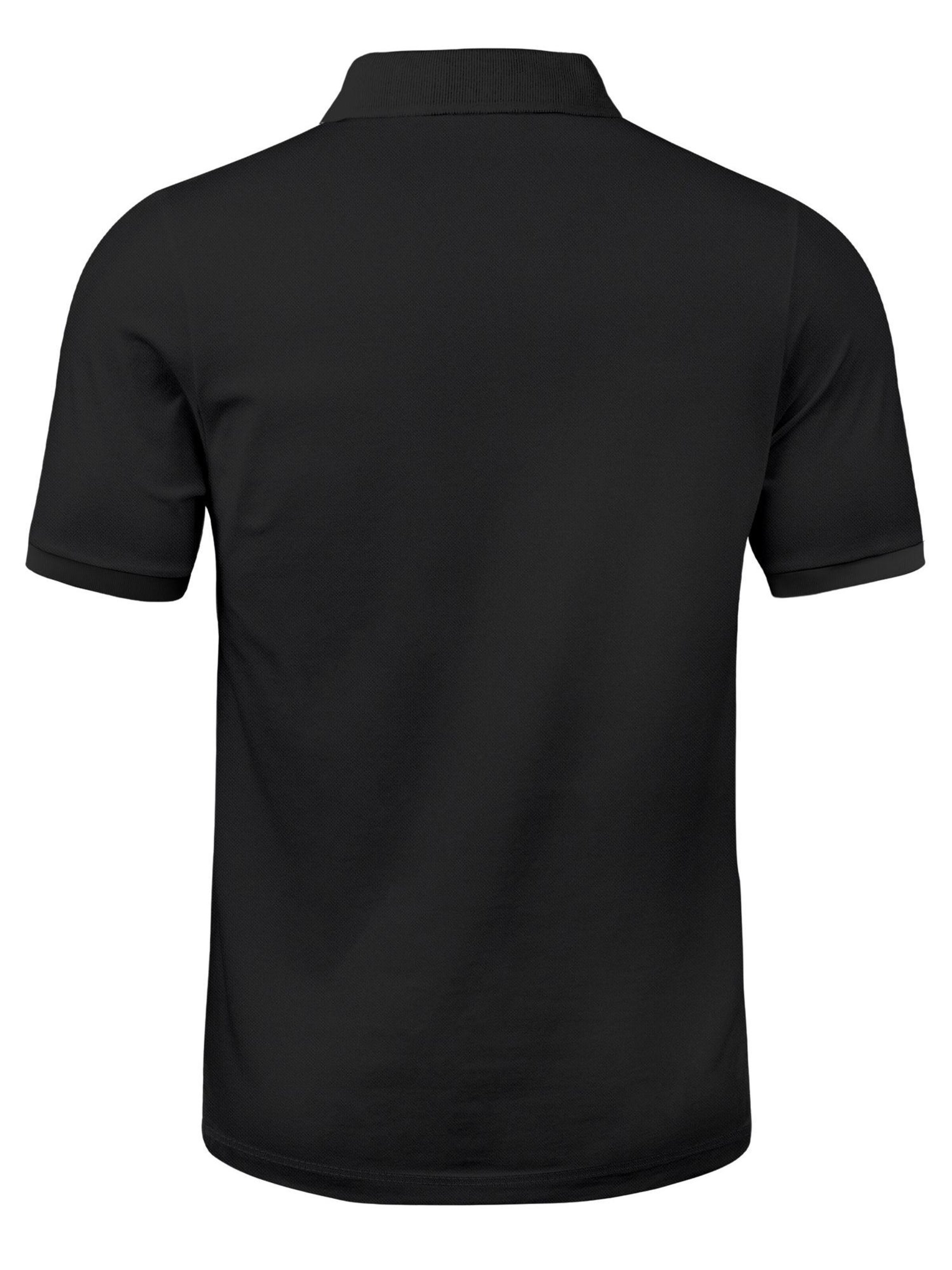 Neverless Shirt 'Dackel Polygon' in Schwarz