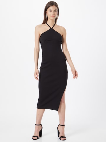 Robe de cocktail Nasty Gal en noir : devant