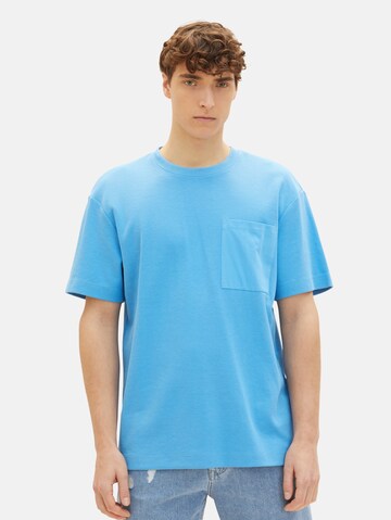 TOM TAILOR DENIM T-Shirt in Blau: Vorderseite