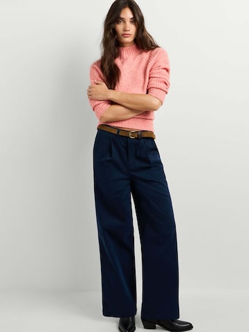 Wide leg Pantaloni con pieghe 'Lindsey' di Pepe Jeans in blu