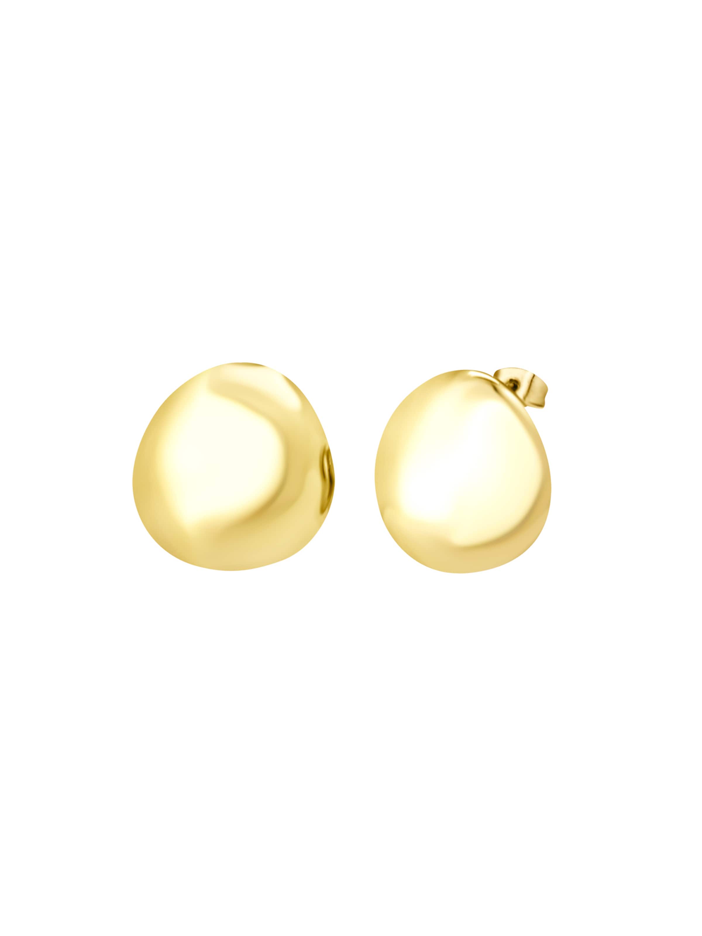 Boucles d'oreilles 'Bubble' Breil en or : devant