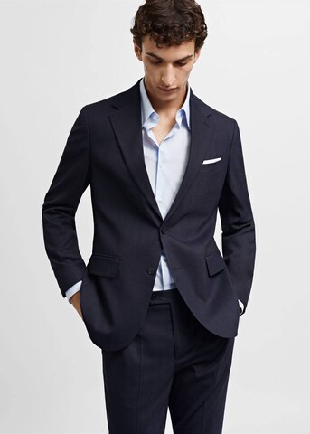 MANGO MAN Slim Fit Sakko 'Breda' in Blau: predná strana