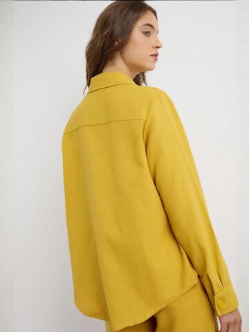 Chemisier Hiccup en jaune