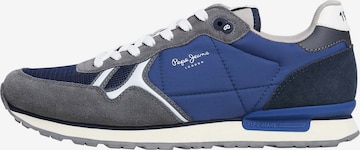 Pepe Jeans Platform trainers 'Brit' in Blue: front