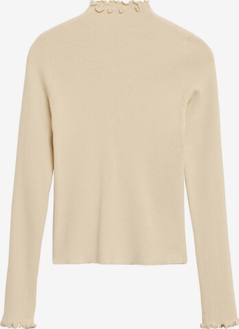 Pull-over 'Serenata' MANGO en beige : devant