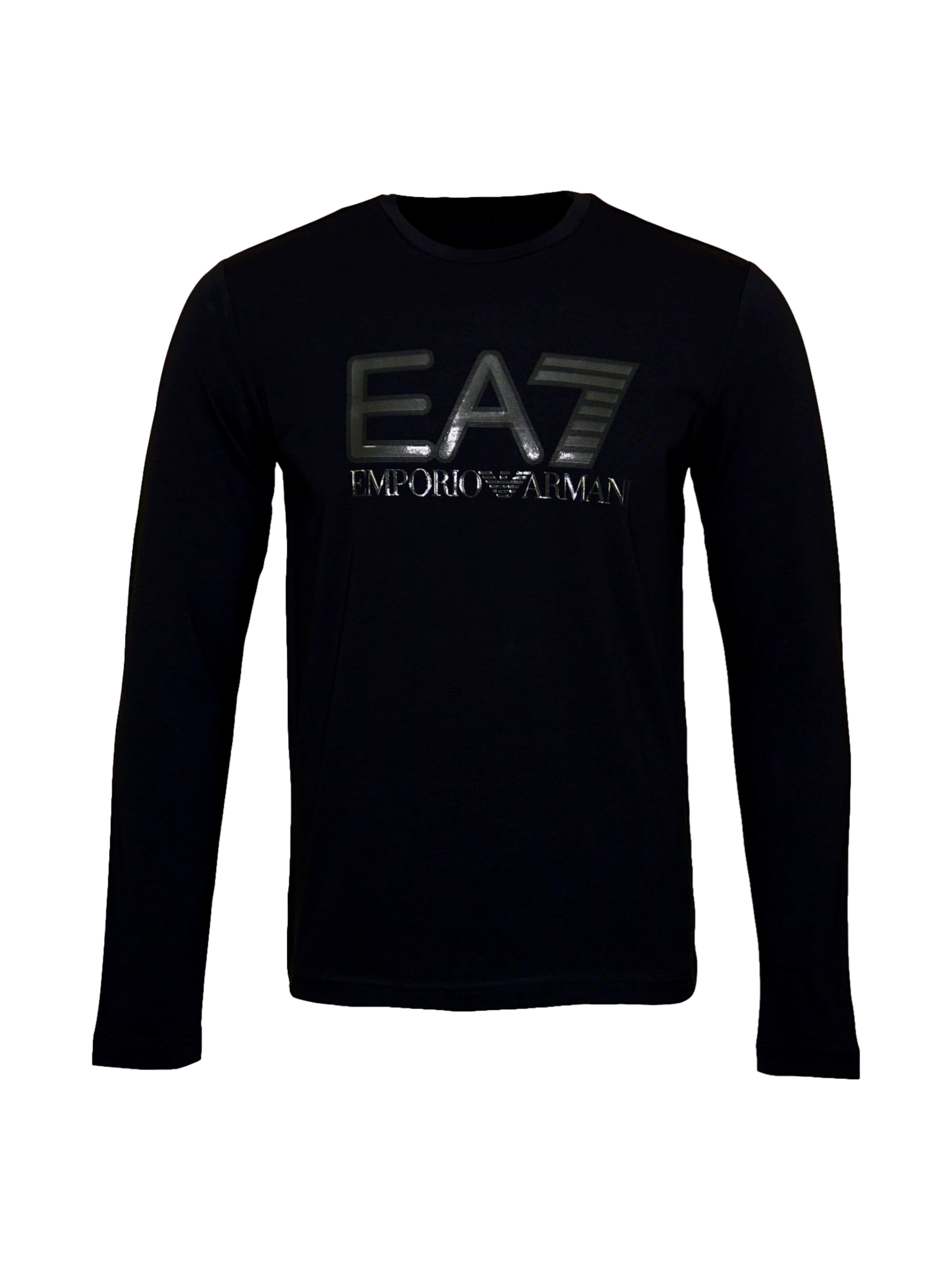 T-Shirt EA7 Emporio Armani en noir : devant