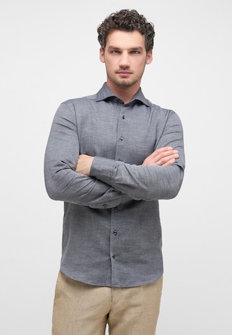 ETERNA Slim fit Button Up Shirt in Grey