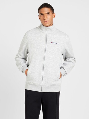 Champion Authentic Athletic Apparel Sweatjacke in Grau: Vorderseite