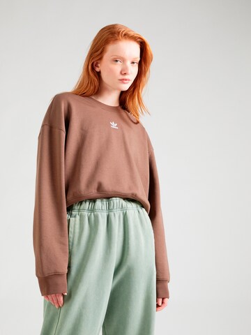 ADIDAS ORIGINALS Sweatshirt in Brown: front