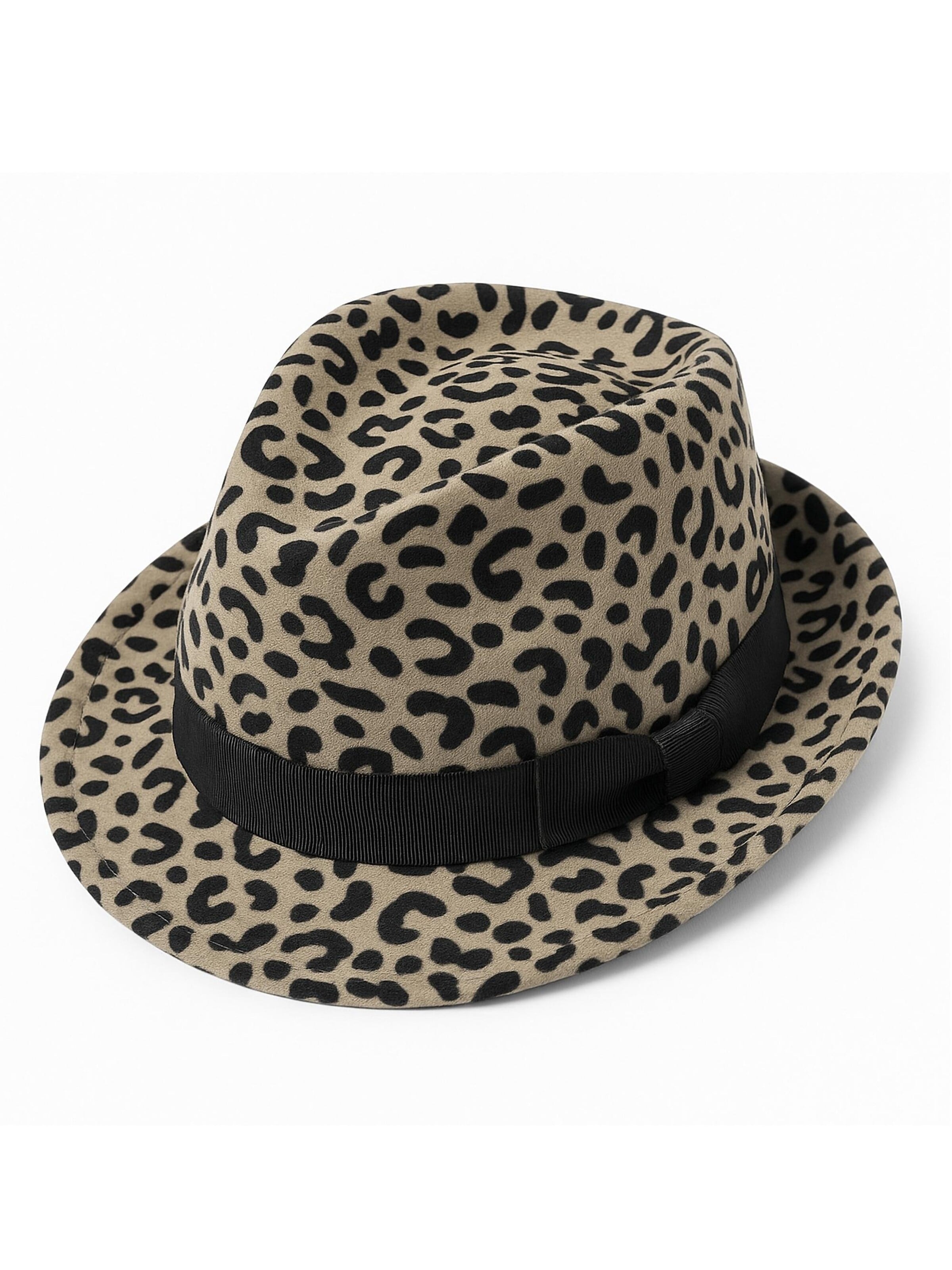 COLLEZIONE ALESSANDRO Hat 'Leo Modern' in Brown: front