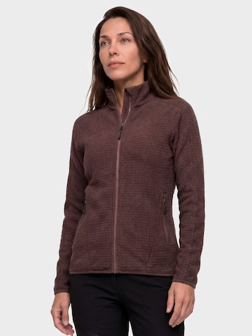 Veste en polaire fonctionnelle Schöffel en violet : devant