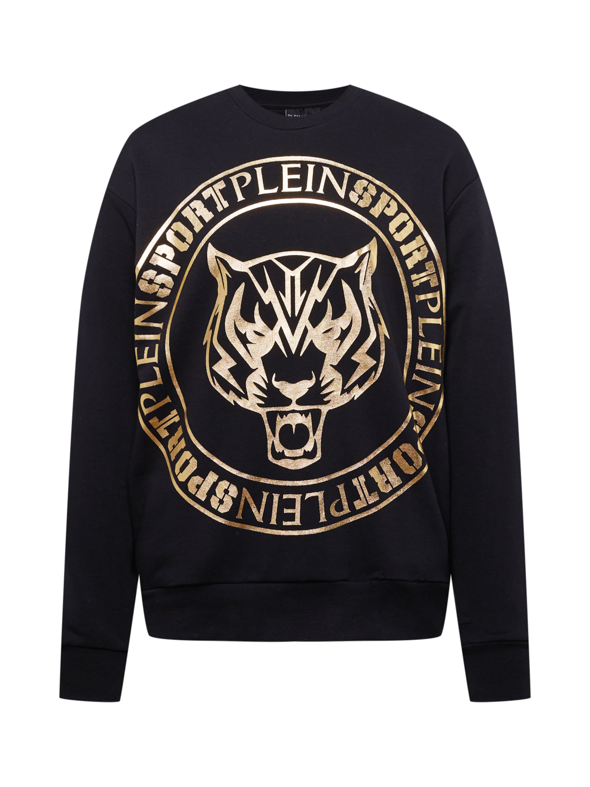 Plein Sport Sweatshirt in Zwart: voorkant