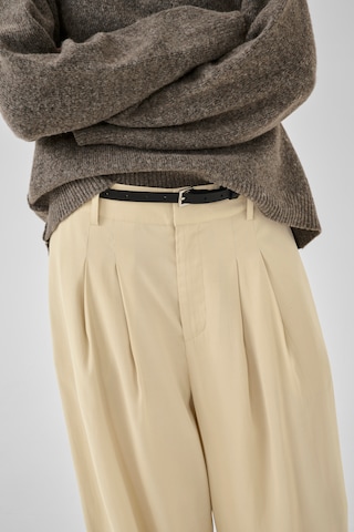 My Essential Wardrobe Wide leg Broek 'MWMindy' in Geel