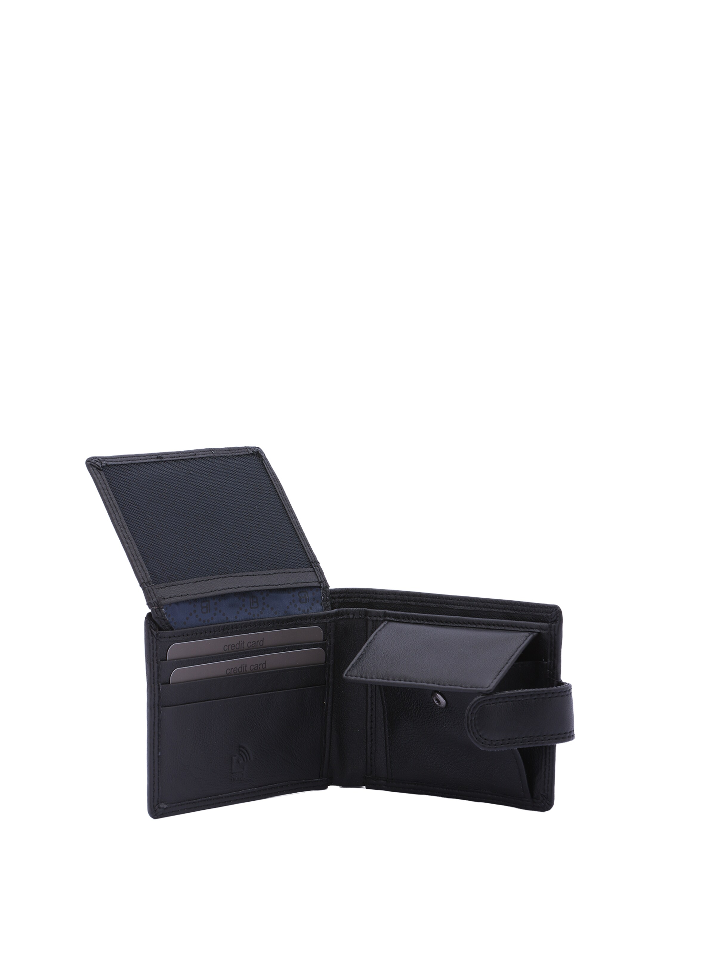 Laura Biagiotti Portemonnaie in Schwarz: Vorderseite