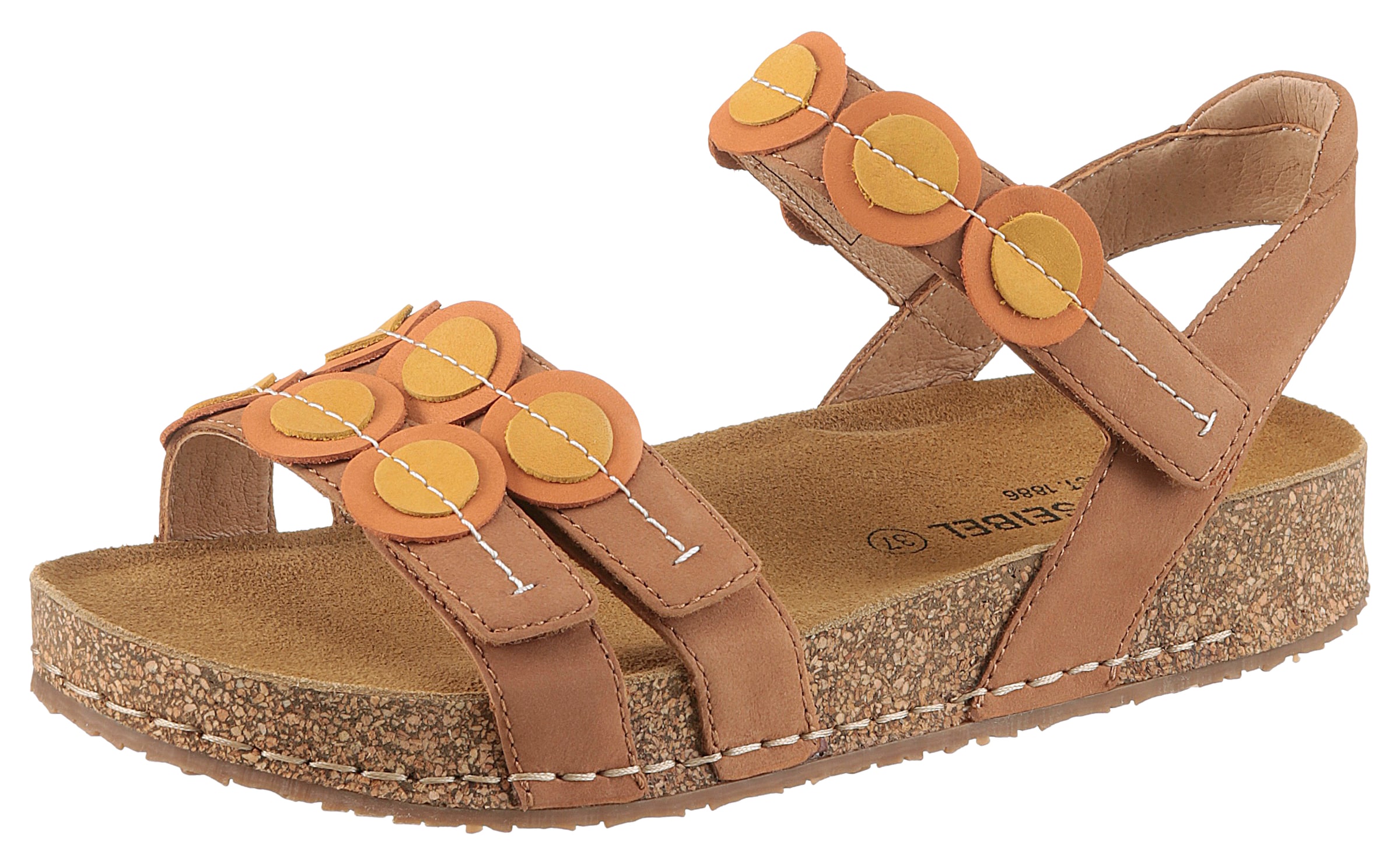JOSEF SEIBEL Strap sandal in Brown: front